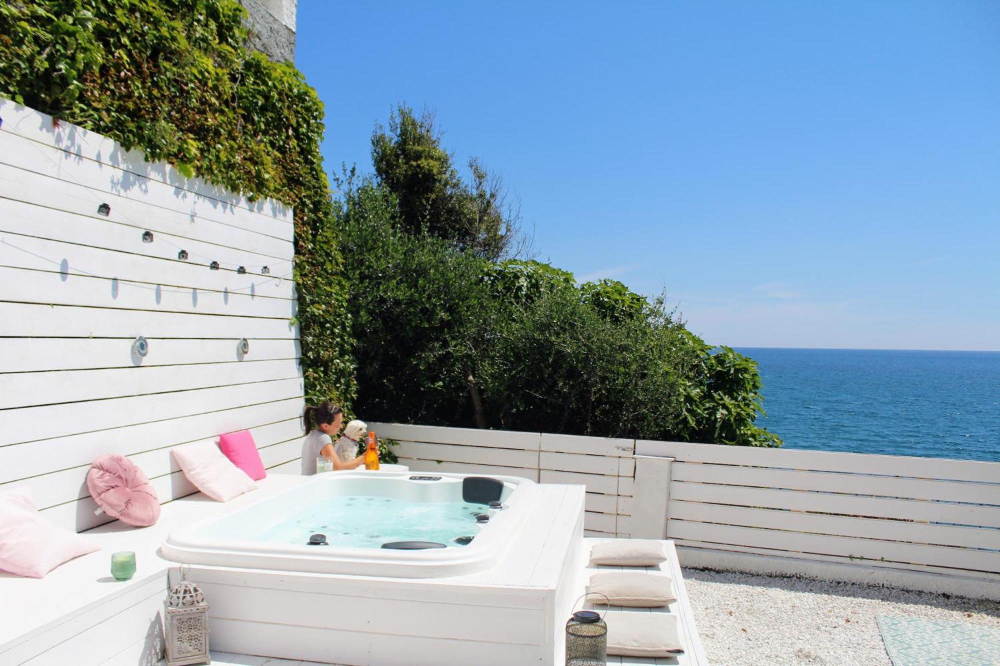 Conca Verde C21- Beach Front Little Villas Pool, Private Jacuzzi Sea View Marina dʼMarina dʼAndora 외부 사진