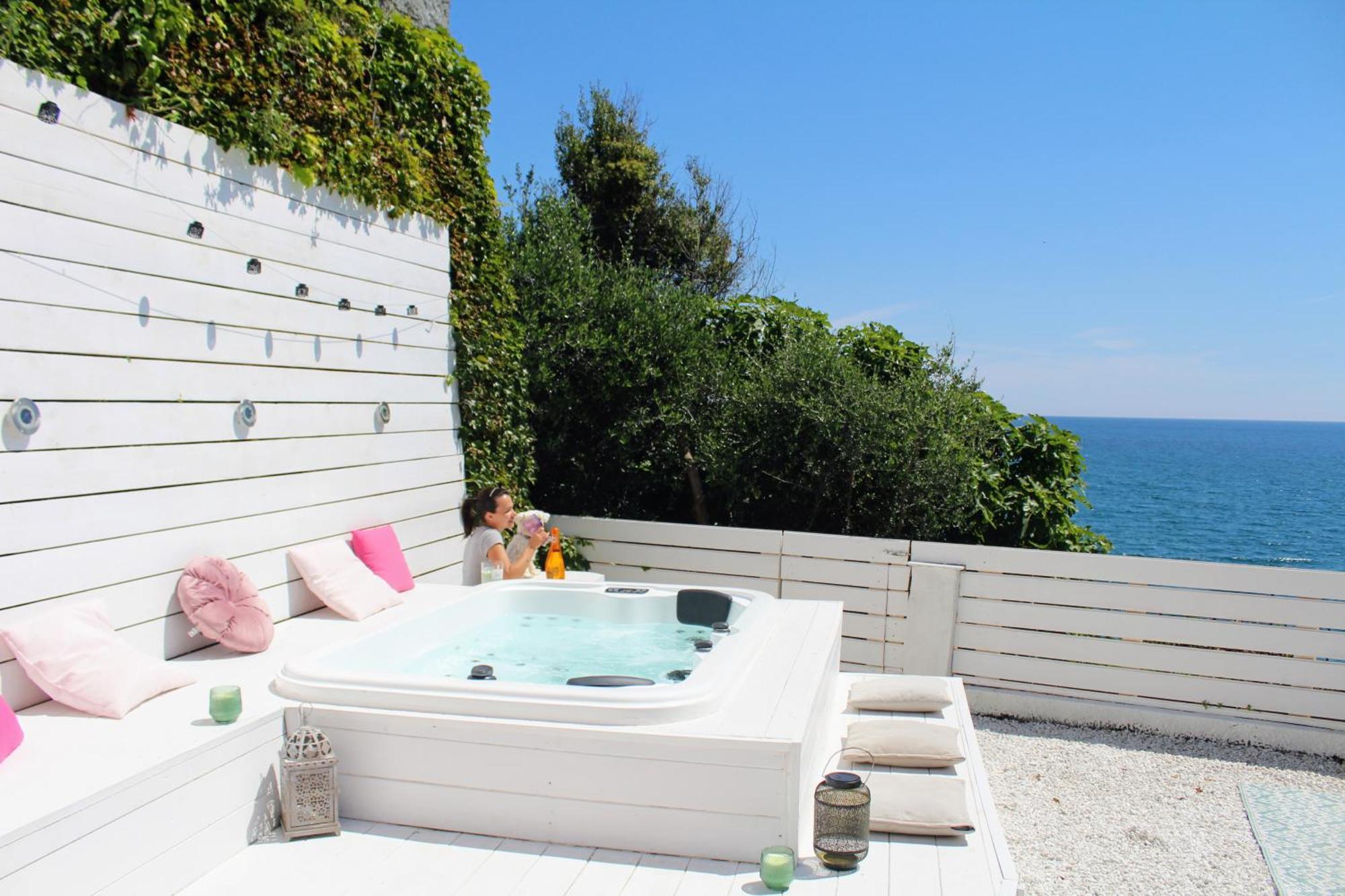Conca Verde C21- Beach Front Little Villas Pool, Private Jacuzzi Sea View Marina dʼMarina dʼAndora 외부 사진